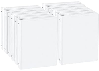 Duurzame 1,3 cm ronde ringband - 12 stuks voor briefformaat papier
