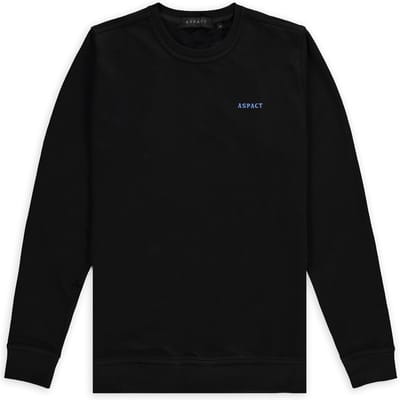 Aspact Abstract 1.0 Sweater Black Maat: S | Sweaters Outlet | Unisex | Zwart