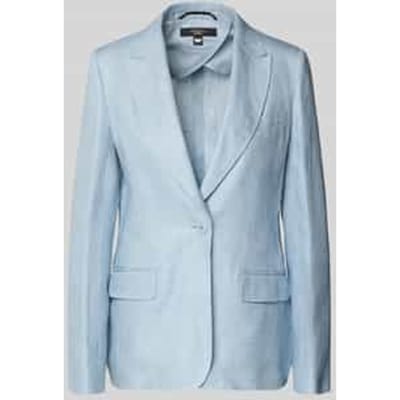 Shaped fit blazer van puur linnen model 'NALUT'