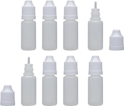 Model Craft Hobbyverf - POL1010/8 Empty Dropper Bottles - 8x Verf flesje - 8 ml