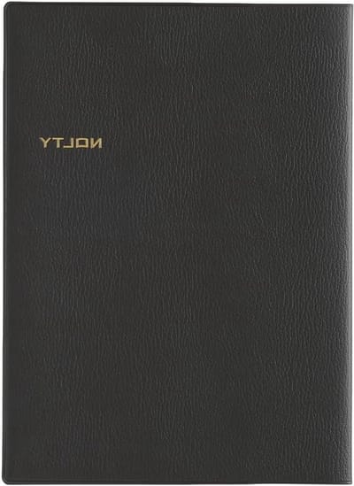 Agenda Cover - Planner Beschermhoes - Agenda Beschermen - Kunstlederen Materiaal - A5 - Donkergrijs