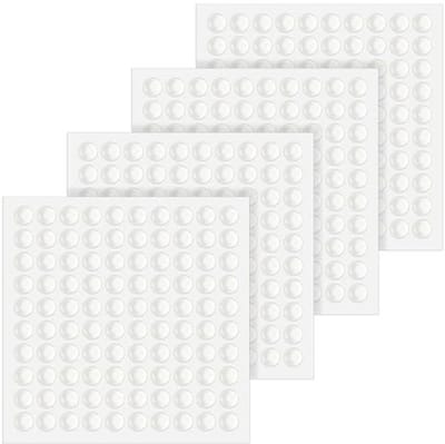 400 stuks zelfklevende doorzichtige rubberen bumpers voor kastdeuren - antislip meubelbuffers