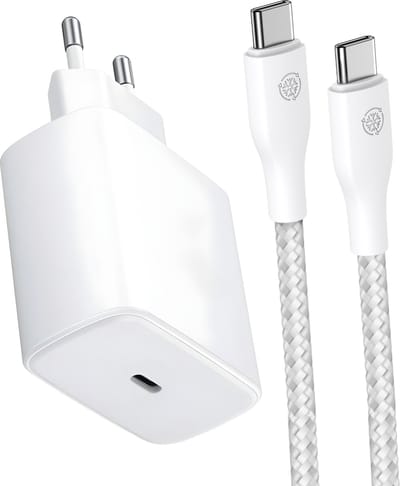 Usb-C Oplader 45w + usb-C Kabel 1M - Snellader voor Galaxy S26 Ultra, S26, S25 Ultra, S25, A57, A56, A55, Tab S10 Ultra, Tab S9 Ultra, Z Fold 7, Z Flip 7 - 45w Power Adapter - Super Fast Charging / SFC2.0