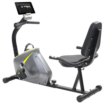 vidaXL - Ligfiets - hometrainer - magnetisch - met - hartslagmeter