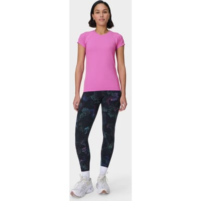 Sweaty Betty Athlete Seamless Workout T-Shirt ROZE - Maat XS