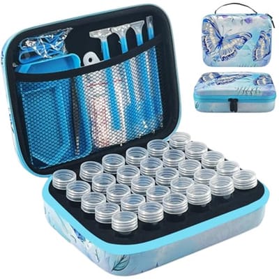Opbergcontainers voor Diamond Painting - 30 Sleuven voor Diamant Kunst Accessoires en Gereedschap