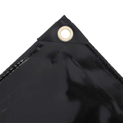 vidaXL - Dekzeil - 650 - g/m² - 2x3 - m - zwart