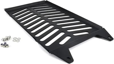 Radiatorafdekking Motorfiets - Beschermrooster Oliekoeler - Motor Onderhoud - Aluminium Duurzaamheid - Standaard Maat - Zwart