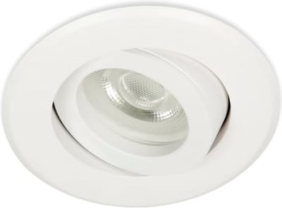 LED Midi inbouwspot Dexter -Rond Wit -Warm Wit -Dimbaar -3.6W -Star Trading LED