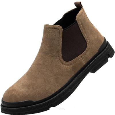 Onverwoestbare Sneakers Heren Werkschoenen Luxe Veiligheidsschoenen Heren Anti-Verplettering Anti-Punctie Werklaarzen Heren Industriële Schoenen 42 black