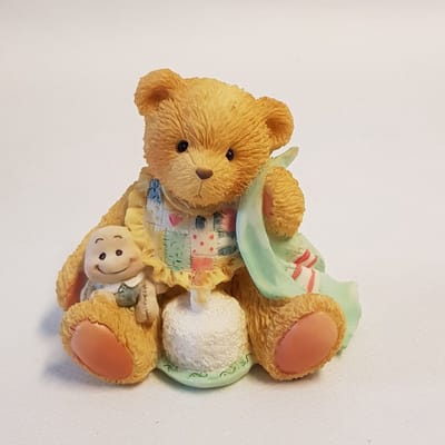 Cherished Teddies - 911348 - Beary Special One Age 1 Bear Figurine