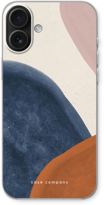 Case Company® - Hoesje geschikt voor iPhone 16 Plus hoesje - Geo #1 - Soft Cover Telefoonhoesje - Bescherming aan alle Kanten en Schermrand