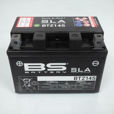 Batterie SLA BS Battery pour Scooter Honda 600 Sw-T Silver Wing 2011 à 2016 Neuf
