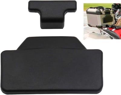 Motor Rugkussen - Topcase Kussen - Comfortabel Rijden - Slank Ontwerp - 1 Set - Zwart