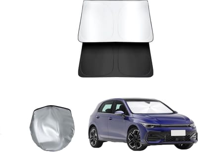 Voorruit Zonnescherm Covers voor V-W Golf 8 mk8 (2020-2025) - UV-bescherming, Opbergtas, Zomeraccessoire