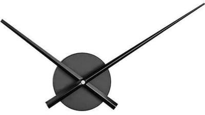 Ynkkvre -Minimalistische Wandklok zonder Cijfers – Geruisloos Quartz Mechanisme – Modern Design – Aluminium Wijzers – DIY Muurdecoratie