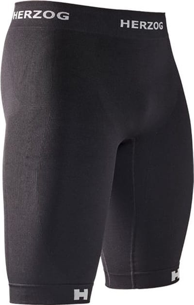 Herzog PRO Sport Compressiebroek - Slidingbroek - Liesbroek - Heren - Dames - zwart - Maat 3