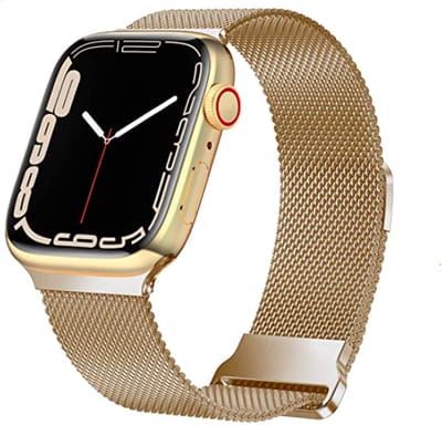Strap-it Milanese band - Geschikt voor Apple Watch bandje - Series 1/2/3/4/5/6/7/8/9/10/11/SE/SE2/SE3 - Rose Gold - Luxe RVS bandje met magneet sluiting - Milanees iWatch bandje voor maat: 38 / 40 / 41 / 42mm