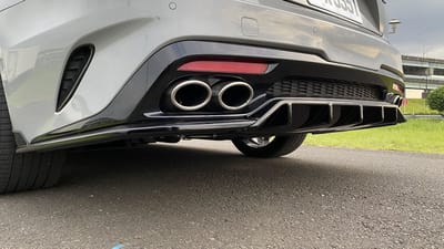SK-Import Achter Diffuser CK Style Zwart ABS Plastic Kia Stinger