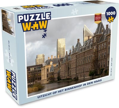 Puzzel Den Haag - Binnenhof - Wolken - Legpuzzel - Puzzel 1000 stukjes volwassenen