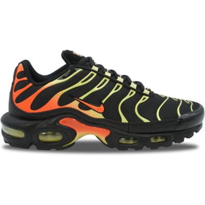 Nike Air Max Plus Sunrise Unisex Sneakers Zwart Lichtbliksem Oranje DM0032-028 41 black