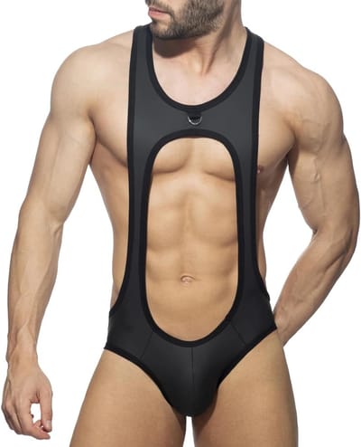 Jockstrap Bodysuit voor Mannen - Sexy String Body met Verstelbare Bandjes en Stretchy One-Piece Ondergoed, Ideaal voor Lingerie en Feestjes