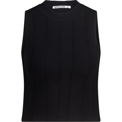 America Today Gigi Black Maat: XS | Mouwloze Tops Outlet | Dames | Zwart