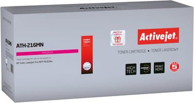 Activejet ATH-216MN tonercartridge voor HP printers, Vervanging HP 216A W2413A; Supreme; 850 pagina's; Paars, met chip