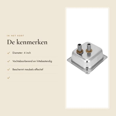 Stoomkanspoeler Automatische Bekerwasmachine - Roestvrij Staal - Glasreiniging - Afvoer - Lekbak - 360° Spoeling