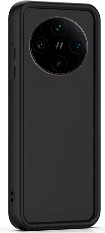 Hoesje geschikt voor Oppo Find X8 - Versterkte randen - Bescherming Camera & Scherm - Matte Design Jet Zwart