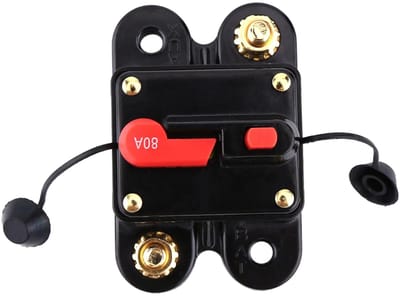 Stroomonderbreker Reset Zekering - Automatische Zekering - Voertuig Bescherming - Handmatige Reset Arm - 75x50x40mm