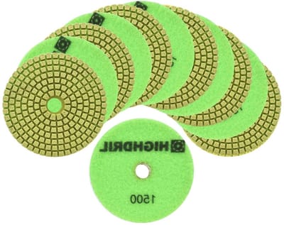 Polijstpads Diamant - Schuurschijven Poetsblokken - Natuursteen Polijsten - Specifieke Korrelgrootte - 100 mm 12 Stuks - Niet gespecificeerd