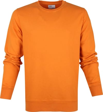 Colorful Standard Sweater Organic Oranje - Maat S - Heren - Sweaters