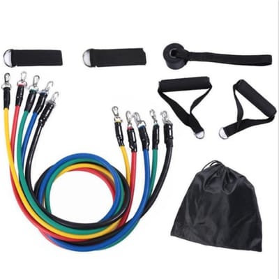 Set elastische banden - 11 stuks - Fitness - Krachttraining - Beginner