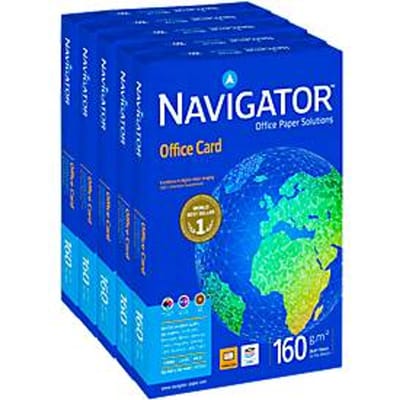 Navigator Office Card, A3, 160 g/m², helderwit, 1 doos = 5 x 250 vellen