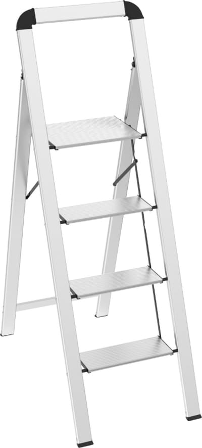 Escalo - Trapladder - Ultraslim - Aluminium - Inklapbaar - 4 treden