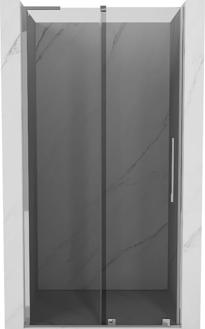 Mexen Velar L schuifdouchedeur 90 , grafiet, chroom - 871-090-003-41-01