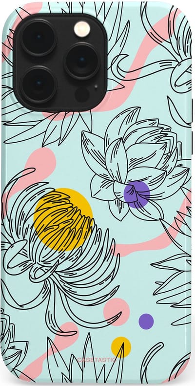 Casetastic Hoesje Geschikt voor Apple iPhone 14 Pro Max Magsafe - Stijlvolle Beschermende Duo-layer Case - Wildschets