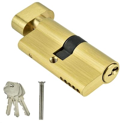 Dailygoods- Deurslot Veiligheid - Cilinderslot 65mm - Vergrendeling Binnendeur - Antroest Koper - Duurzaam - Eenvoudige Installatie - Deurslotcilinder