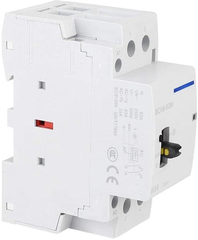 Dailygoody Huishoudschakelaar Modulaire Schakelaar Energiezuinig 230V Railmontage 2NO 2NC Geschikt voor huishoudelijk gebruik