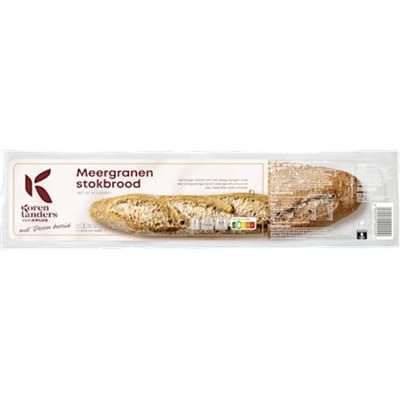 Meergranen stokbrood met desem bereid