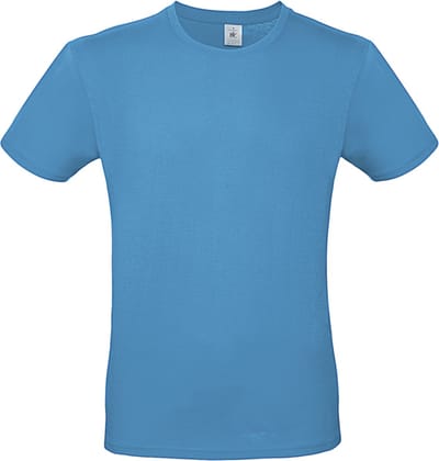Classic E150 T-shirt B&C Collectie Atollblauw Maat XL