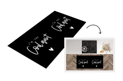 Keukenloper - Loper keuken - Spreuken - 'I'm the cool aunt' - Quotes - 120x60 cm - Keukenloper vinyl
