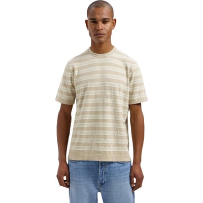 Dstrezzed Polo korte mouw Beige Nereo Tee 421004-SS26/251