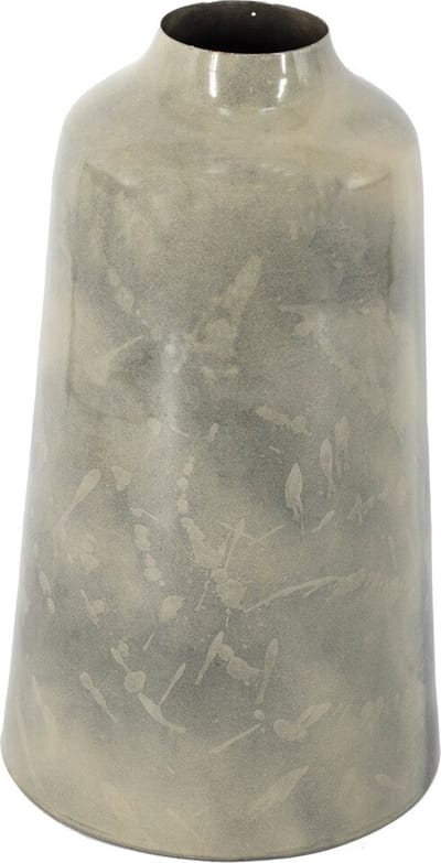 HomeBound by KY | Vaas metaal sandstone | 6x18x32cm | bloemenvaas