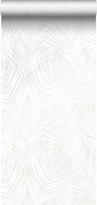 Origin Wallcoverings behang palmbladeren wit - 347741 - 0,53 x 10,05 m