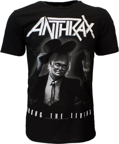 Anthrax Among The Living T-Shirt - Officiële Merchandise - M