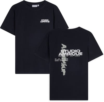 AMBIQUE - Ace T-Shirt - 107 navy - Maat 134/140