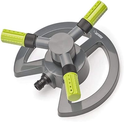 Vierkante irrigatiesproeier voor 13 mm (1/2 inch); Kunststof gazonsproeier voor optimale irrigatie