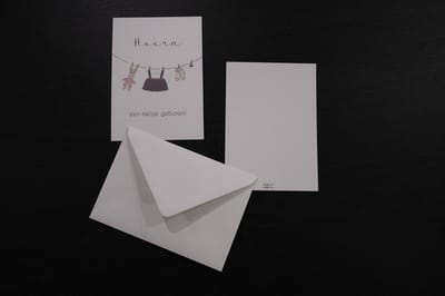 Wenskaartenset - geboorte jongen - geboorte meisje - zwanger